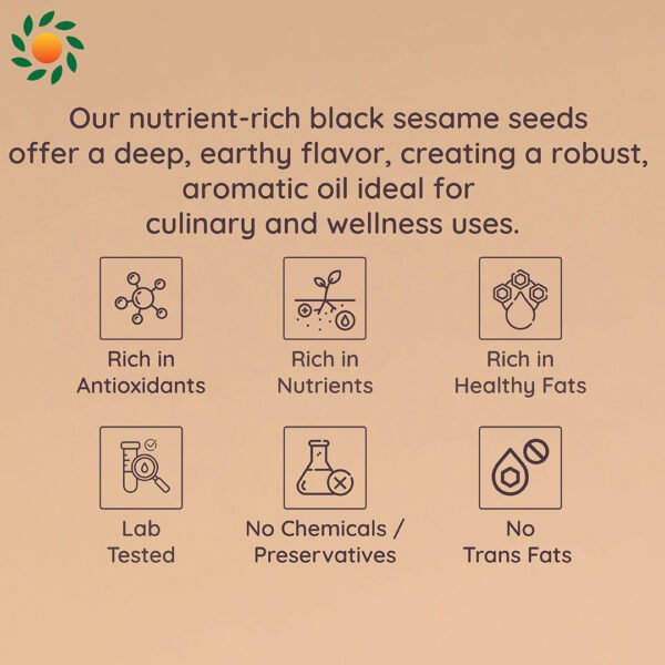 WoodPressed Black Sesame Oil - Image 3